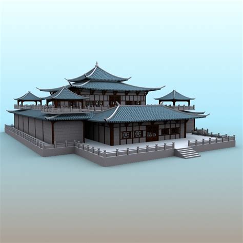 Chinese Architecture 05 3d Model