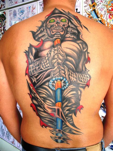 Samurai Design Tattoo