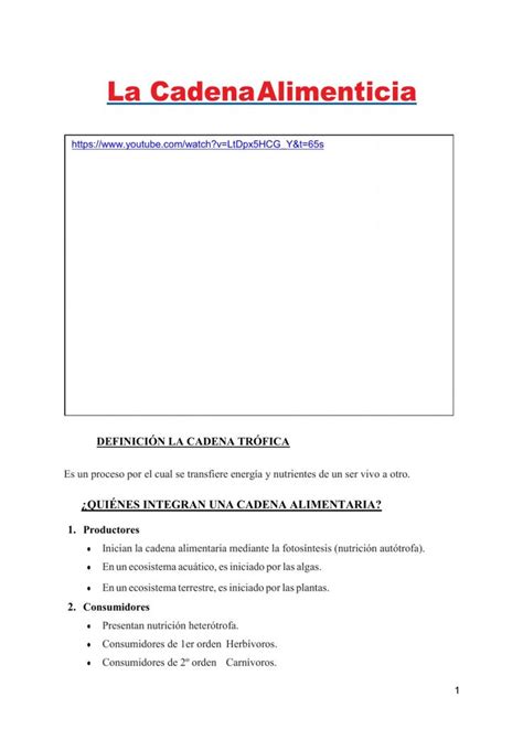 Cadena Alimenticia Interactive Worksheet For Cadena Alimenticia My Xxx Hot Girl