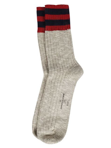 Golden Goose Ribbed Socks In Basic Modesens