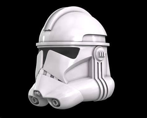 Star Wars Clone Trooper Helmet 3d Stl Files Etsy
