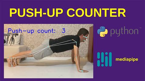 Push Up Counter Project With Python Mediapipe Pose Estimation YouTube