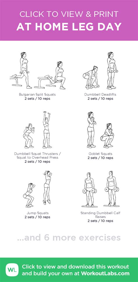 What Are Good Leg Workouts To Do At Home Home And Garden Reference