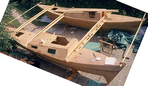 The above photo is a very rough 1/12 scale model that i made to gauge the look, shape, and. Diy Catamaran Plans | How To Build DIY PDF Download UK Australia - Boat