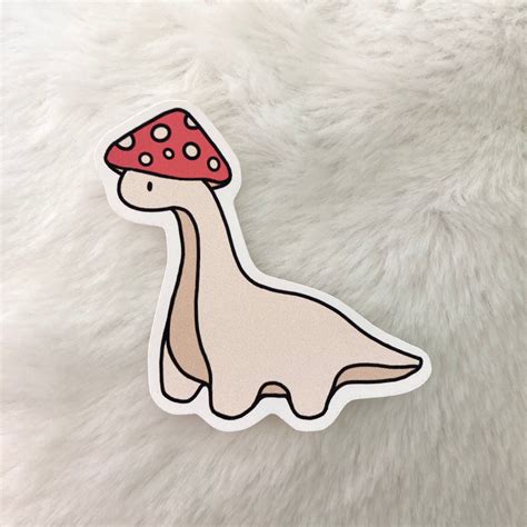 Cute Brontosaurus Dinosaurs Wearing Hats Matte Stickers Etsy Australia