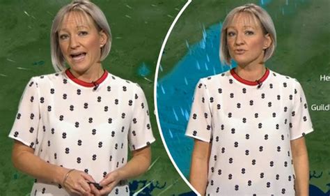 Watch Itv Weather Woman Unknowingly Suffers Wardrobe Malfunction Tv And Radio Showbiz And Tv