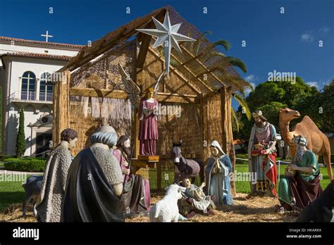 Outdoor Life Size Christmas Nativity Scene Church Of The Little Flower