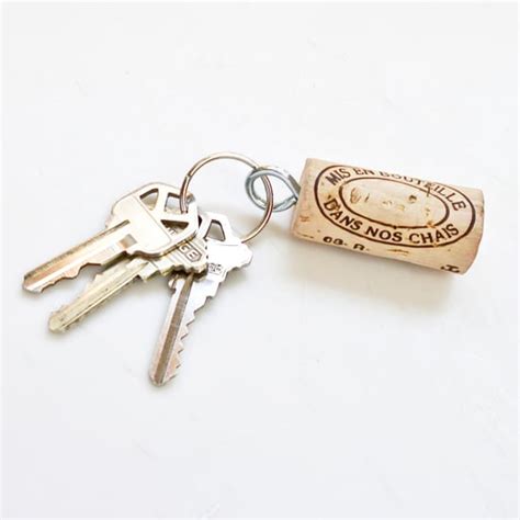 Diy Wine Cork Keychain Popsugar Smart Living