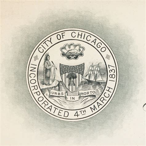 The Seal Of The City Of Chicago Chicago