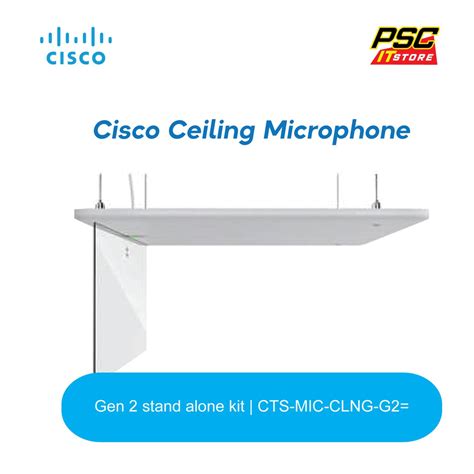 Cisco Ceiling Microphone Gen 2 Stand Alone Kit Cts Mic Clng G2