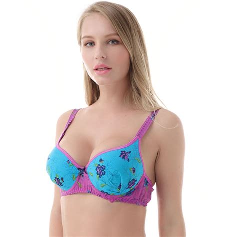 Miaoersidai Push Up Bra Floral Printed Bras For Women Soutien Gorge 32 34 36 38 B Cup In Bras