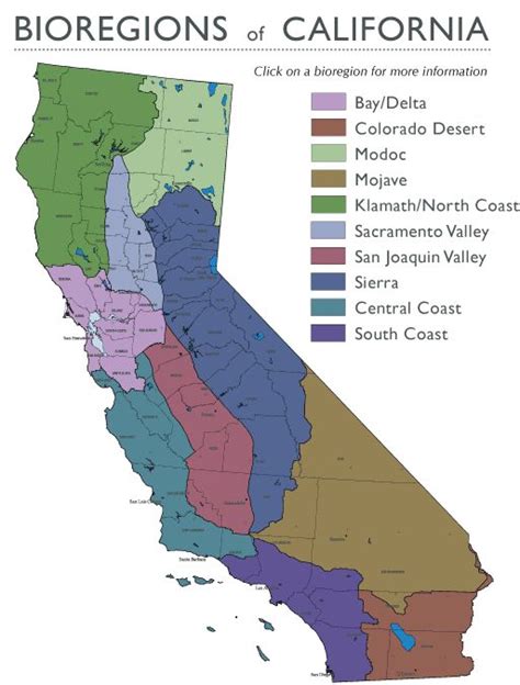 Bioregions Map California History California Cartography Map
