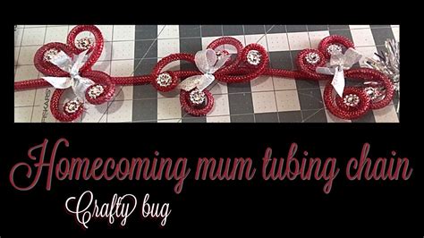 Tubing Spiral Chain Tutorial Homecoming Mum Chains Diy Homecoming