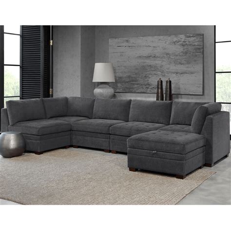 Laudable links from polish kielbasa with sauerkraut to mexican chorizo with scrambled eggs, sausages are enjoyed by many cultures. Thomasville Tisdale Dark Grey 6 Piece Modular Fabric Sofa ...