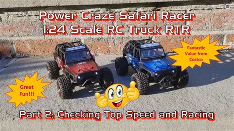 Power Craze Safari Racer 124 Scale Fully Proportional Rc Truck Rtr