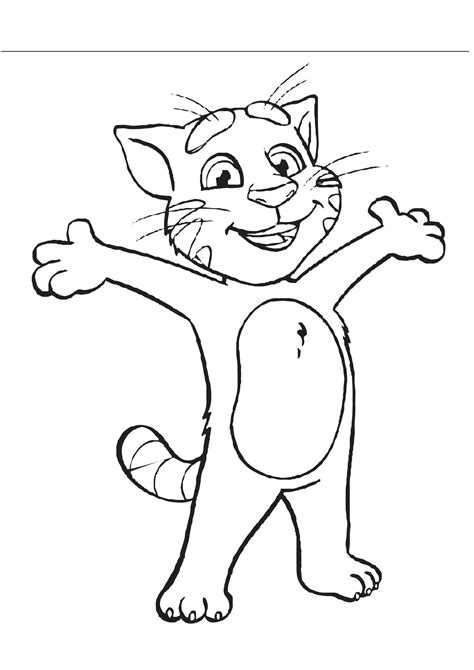 Coloriages Peluches Talking Tom Coloriages Talking Tom Coloriages My