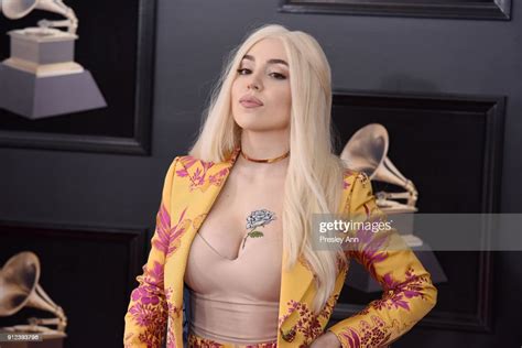 Ava Max Attends The 60th Annual Grammy Awards Arrivals At Madison