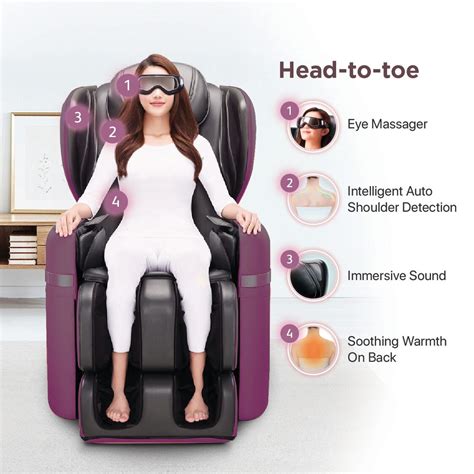 Osim Udivine V Massage Chair Grey Metro Department Store