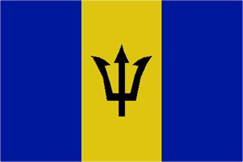 'pink and blue are for those of us hijras who identify with binary genders as trans people, while the white is for those of us who are nonbinary, the red represents the the flag is deliberately original rather than derivative of other pride or rainbow flags. flag of Barbados | Britannica.com