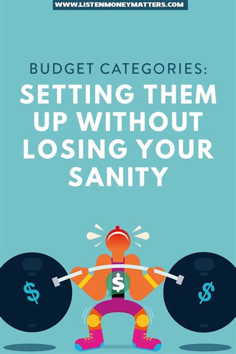 Budget Categories Setting Them Up Without Losing Your Sanity Budgeting Budget Categories