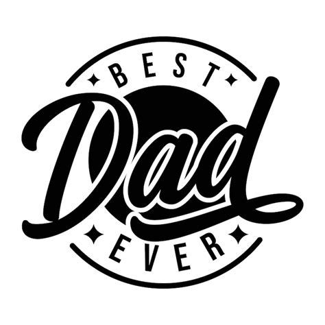 Best Dad Ever Decal Files cut files for cricut svg png dxf | Etsy