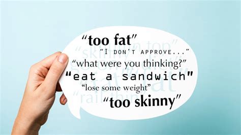 Body shaming is an extremely personal concept and can take a negative toll on a person. The impacts of body shaming - The Wildcat Voice