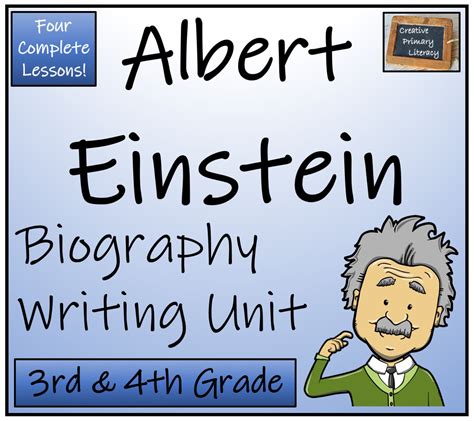 Albert Einstein 3rd And 4th Grade Biography Writing Activity Amped Up