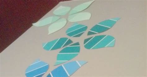 Stephanieespina Diy All The Time Ombre Paint Chip Flowers