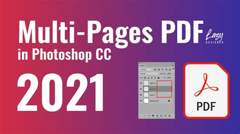 How To Create A Multi Page Pdf In Photoshop Cc Photoshop Tutorial