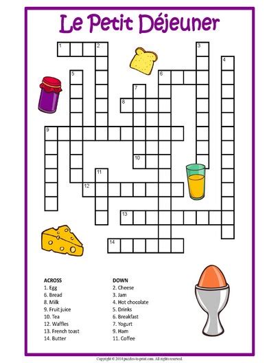 French Word Search Puzzles Printable