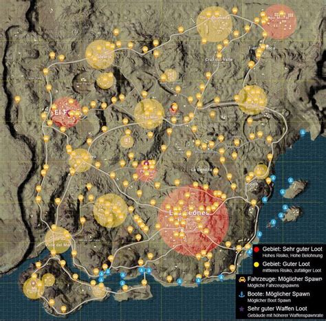 Pubg All High Medium Loot And Car Spots In The Desert Map Miramar