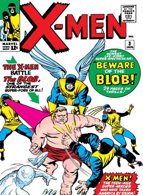 The X Men 3 Beware Of The Blob January 1964 Archie Comics