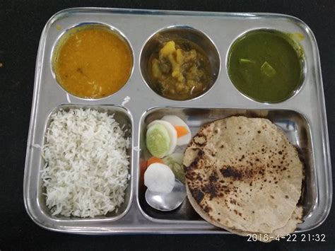 dal chawal roti sabji