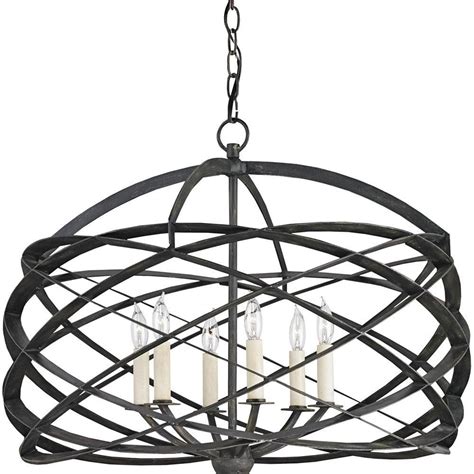 Celestial Iron Chandelier View Two Black Iron Chandelier Orb