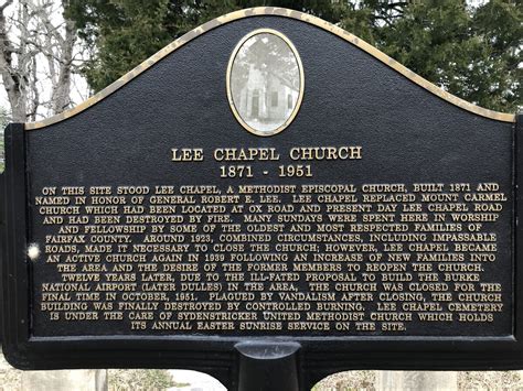 Lee Chapel Cemetery Burke Virginia Atlas Obscura