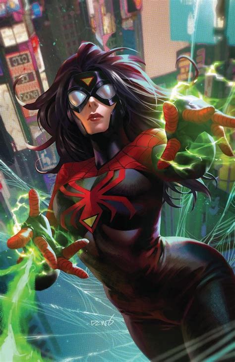 Spider Woman 1 Variant Cover By Derrick Chew Marvel Comics