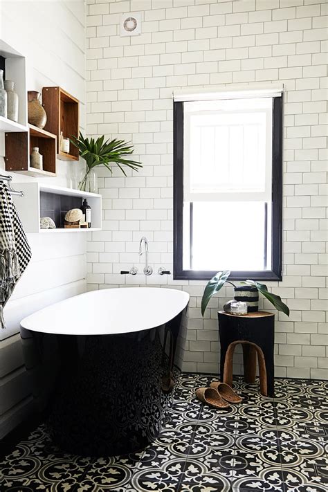 10 Timeless Black And White Bathrooms — Homes To Love Black White