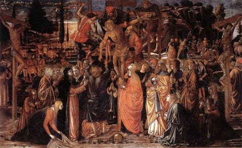 Descendimiento De La Cruz 1491 Benozzo Gozzoli Arte Renacentista