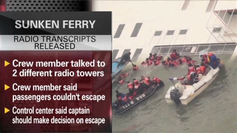 Transcript Reveals Ferry Tragedy Details Cnn Video