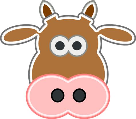 Cow Face Clipart Png Clip Art Library