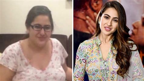 Sara Ali Khans Fat To Fit Transformation Is Pure Fitness Goals Youtube