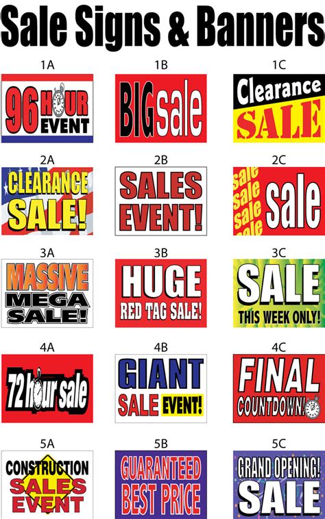 Sale Banners General Retail And Auto Dealerships Same Day Sign
