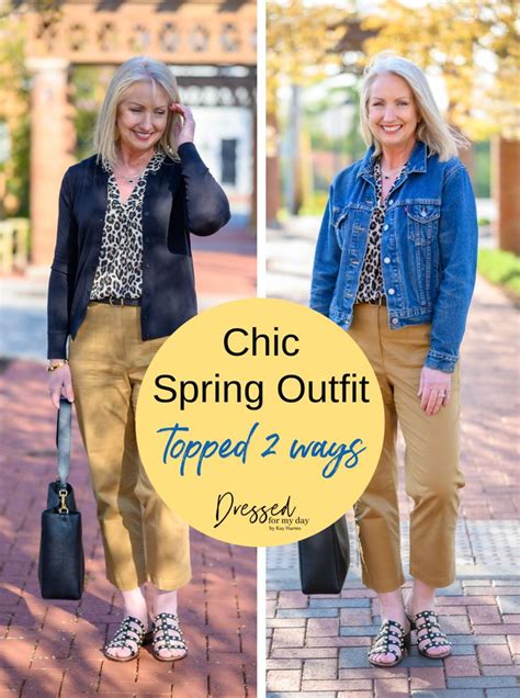 Chic Spring Outfit Topped 2 Ways In 2020 Chic Outfits Spring Top