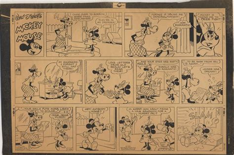 Howard Lowery Online Auction Disney Mickey Mouse Sunday Comics
