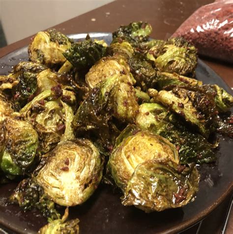 A great thanksgiving side dish. OC Deep fried Brussels sprouts tossed in bacon and a ...