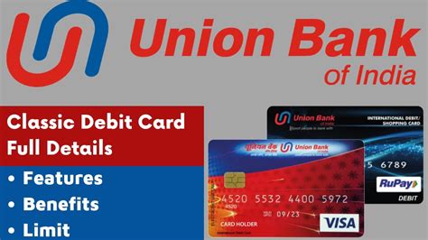 Union Bank Of India Classic Debit Card Full Details Features