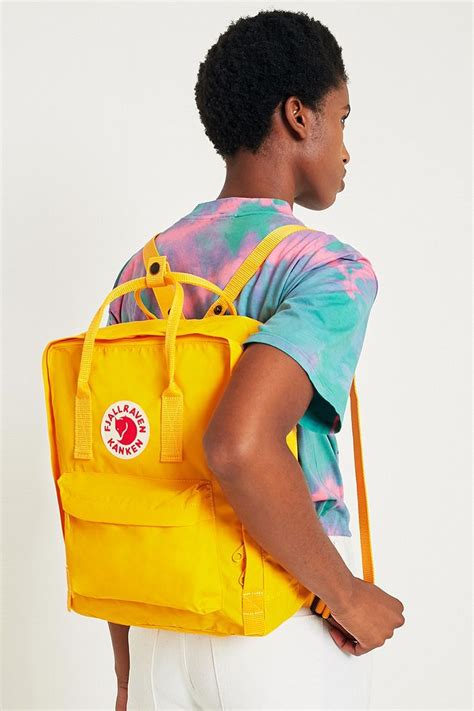 Fjallraven Kanken Classic Warm Yellow Backpack Urban Outfitters Uk