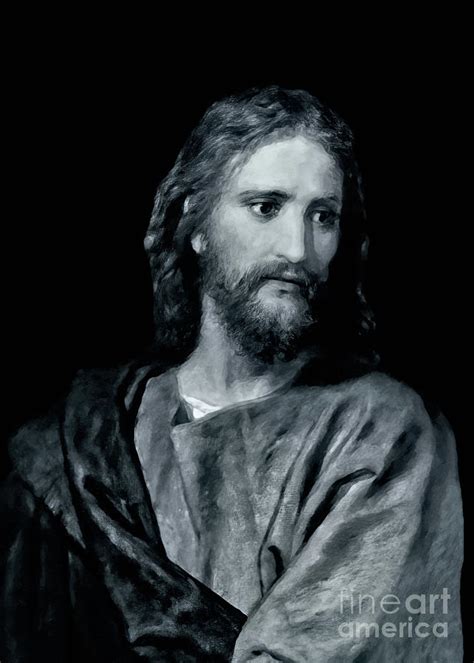 Jesus In Dark Blue Photograph By Munir Alawi Fine Art America