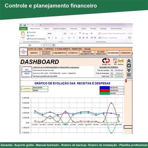 Planilha De Fluxo De Caixa Mei Micro E Pequena Empresa R Em S O Paulo S O Paulo