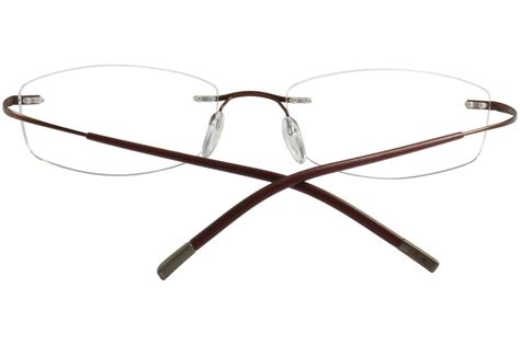 silhouette eyeglasses titan minimal art icon chassis 7581 rimless optical frame